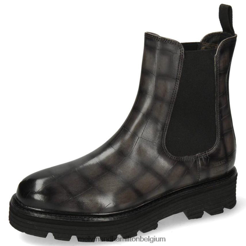 Melvin & Hamilton enkel laarzen grijs vrouwen Leonie 5 V488DN1071