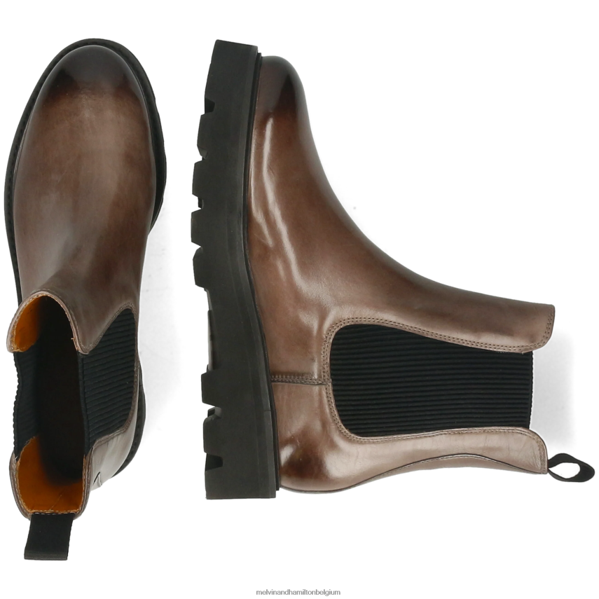 Melvin & Hamilton enkel laarzen grijs vrouwen Leonie 5 V488DN793