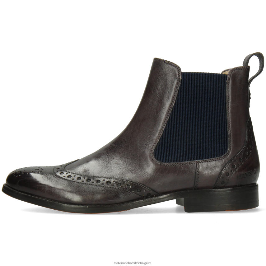 Melvin & Hamilton enkel laarzen grijs vrouwen amelia 5 V488DN991