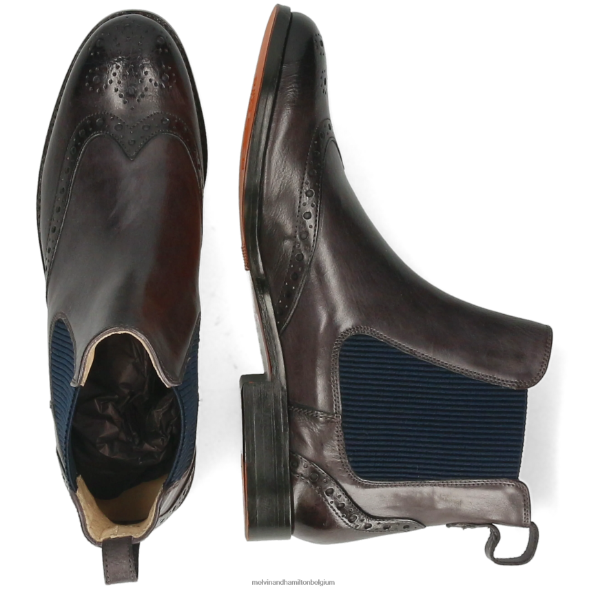 Melvin & Hamilton enkel laarzen grijs vrouwen amelia 5 V488DN991