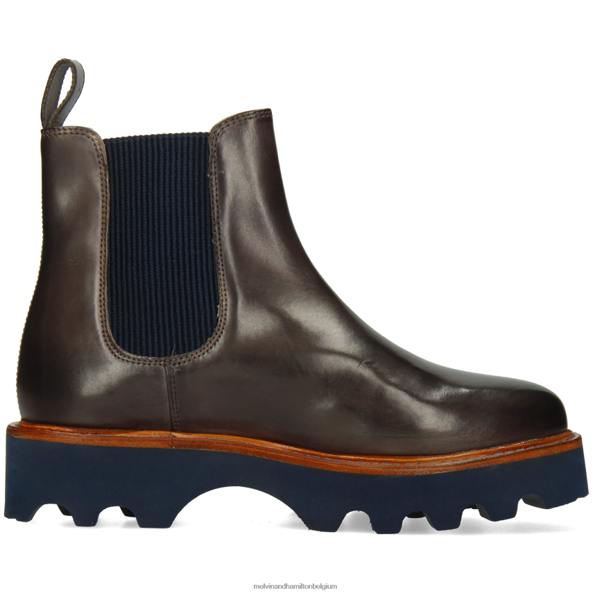 Melvin & Hamilton enkel laarzen grijs vrouwen megan 3 V488DN877