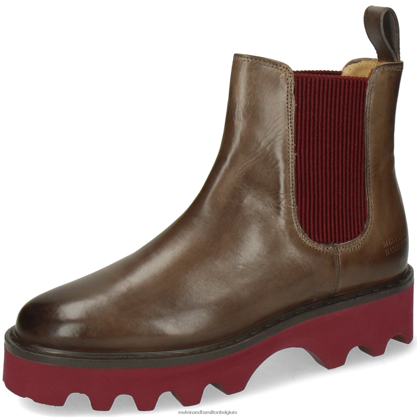 Melvin & Hamilton enkel laarzen grijs vrouwen megan 3r V488DN1124