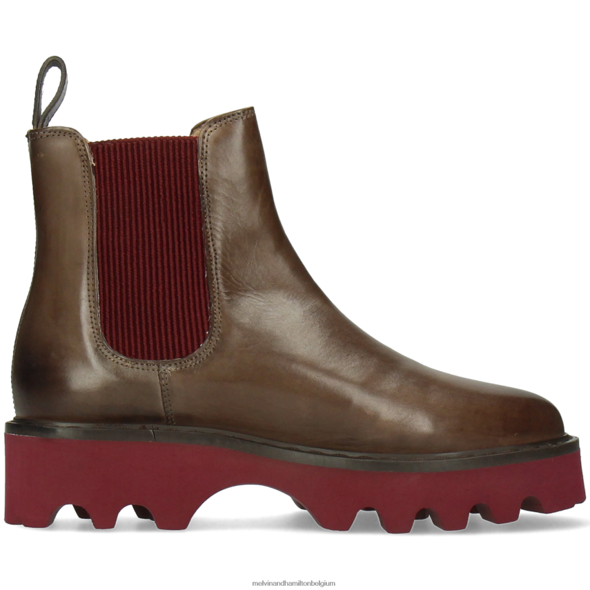 Melvin & Hamilton enkel laarzen grijs vrouwen megan 3r V488DN1124