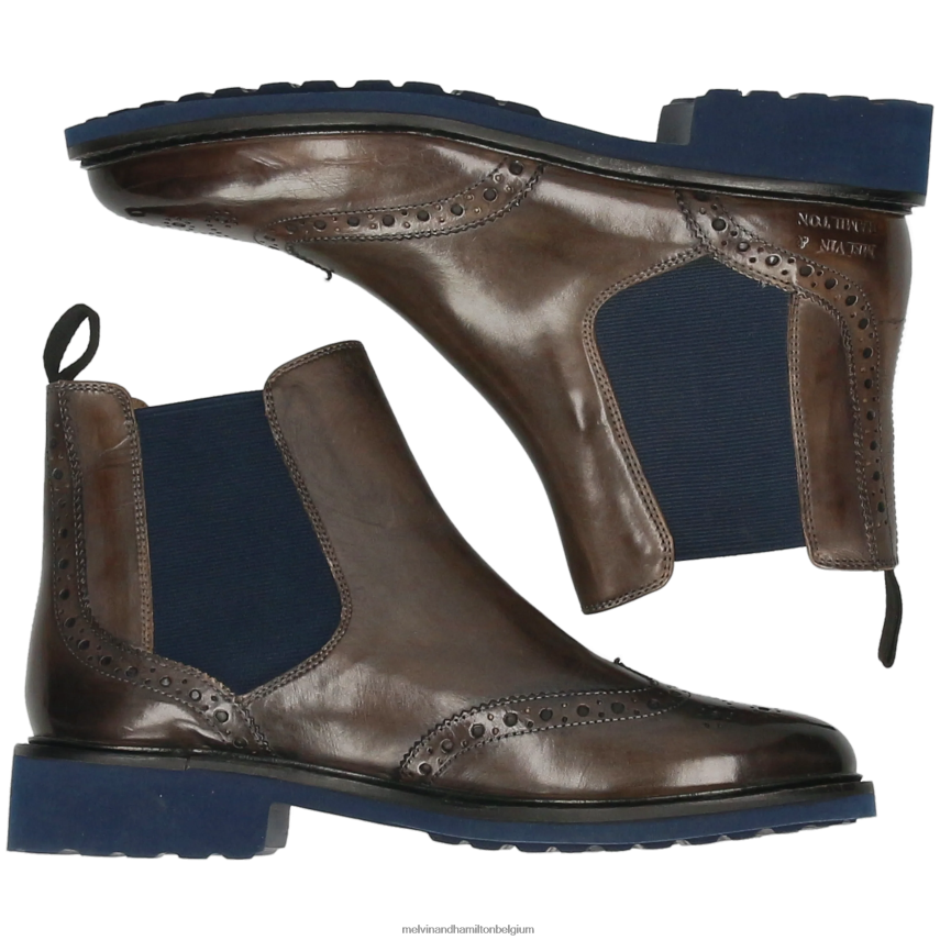 Melvin & Hamilton enkel laarzen grijs vrouwen selina 6 V488DN1113