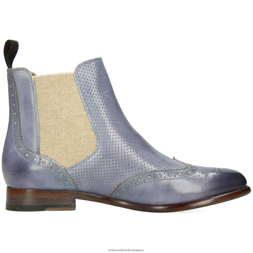 Melvin & Hamilton enkel laarzen grijs vrouwen selina 6 V488DN857