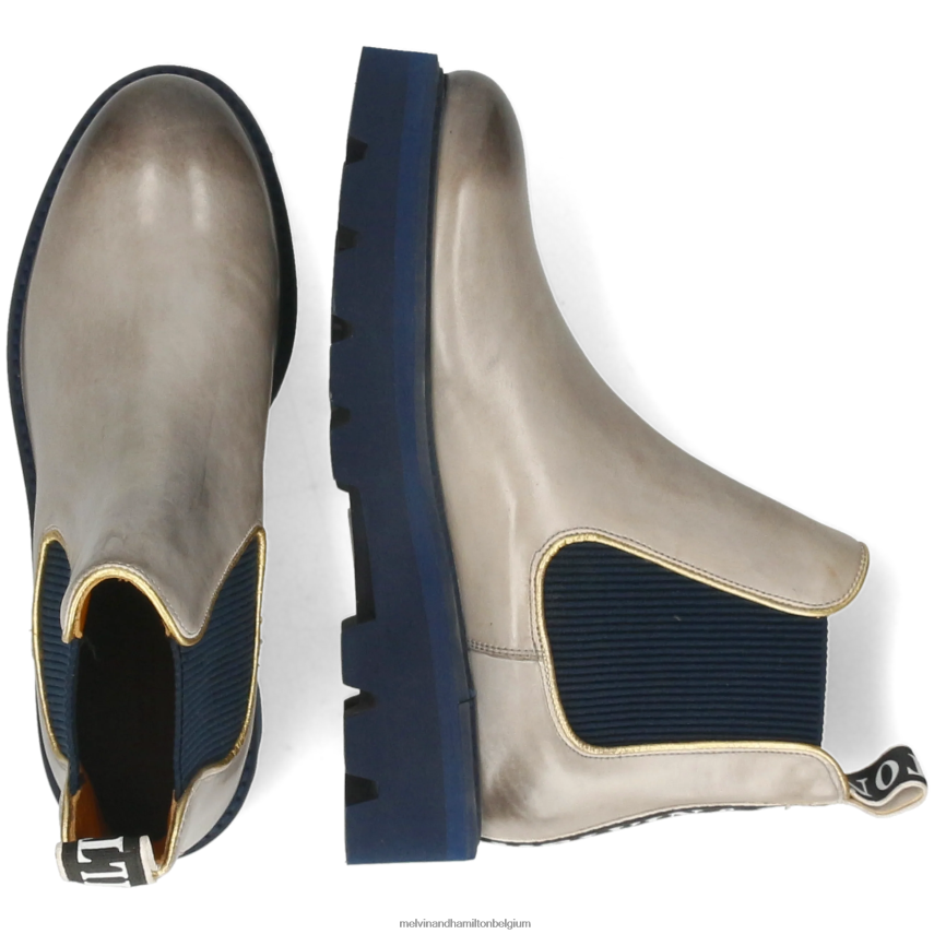 Melvin & Hamilton enkel laarzen grijs vrouwen sybill 6 V488DN827