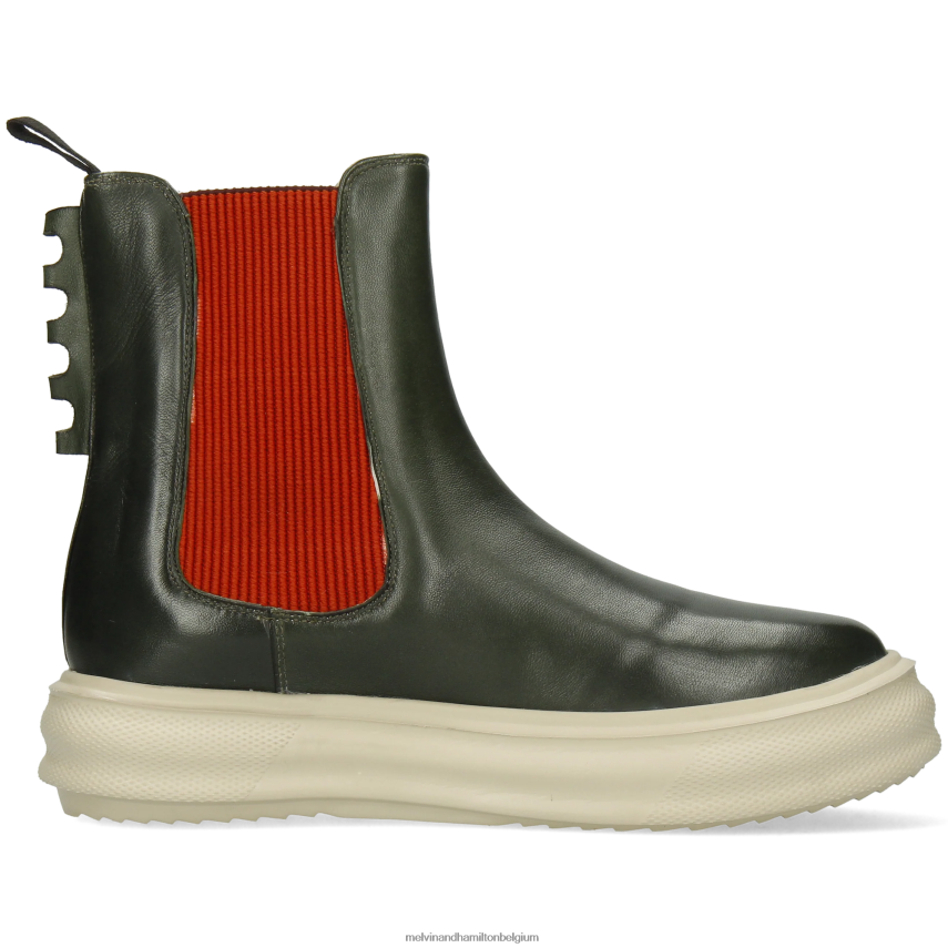 Melvin & Hamilton enkel laarzen groente vrouwen Fay 5 V488DN1003