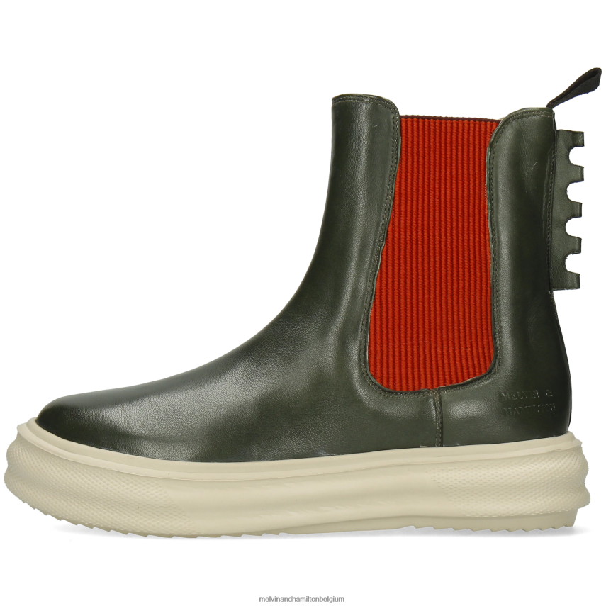 Melvin & Hamilton enkel laarzen groente vrouwen Fay 5 V488DN1003