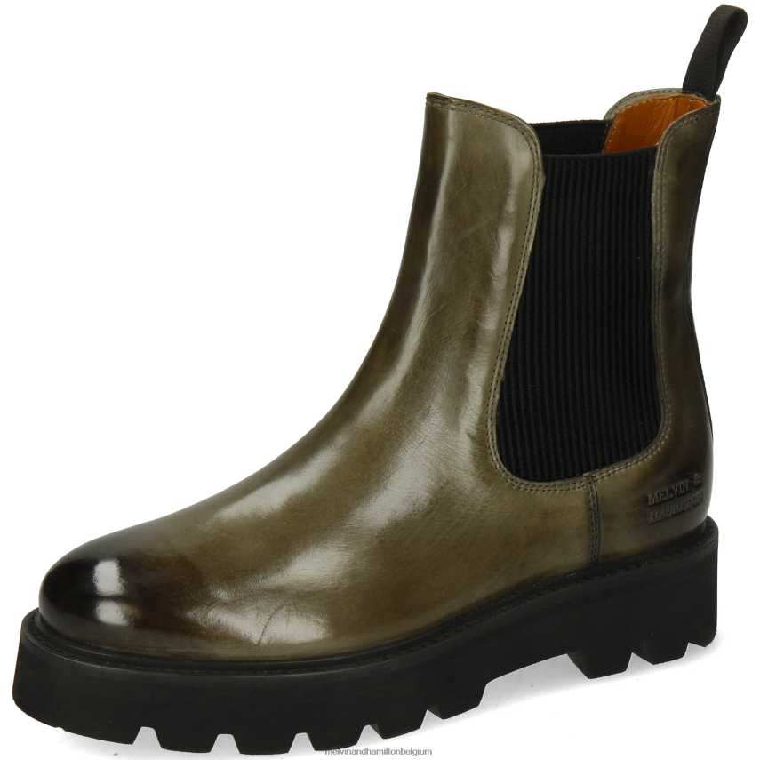 Melvin & Hamilton enkel laarzen groente vrouwen Leonie 5 V488DN806