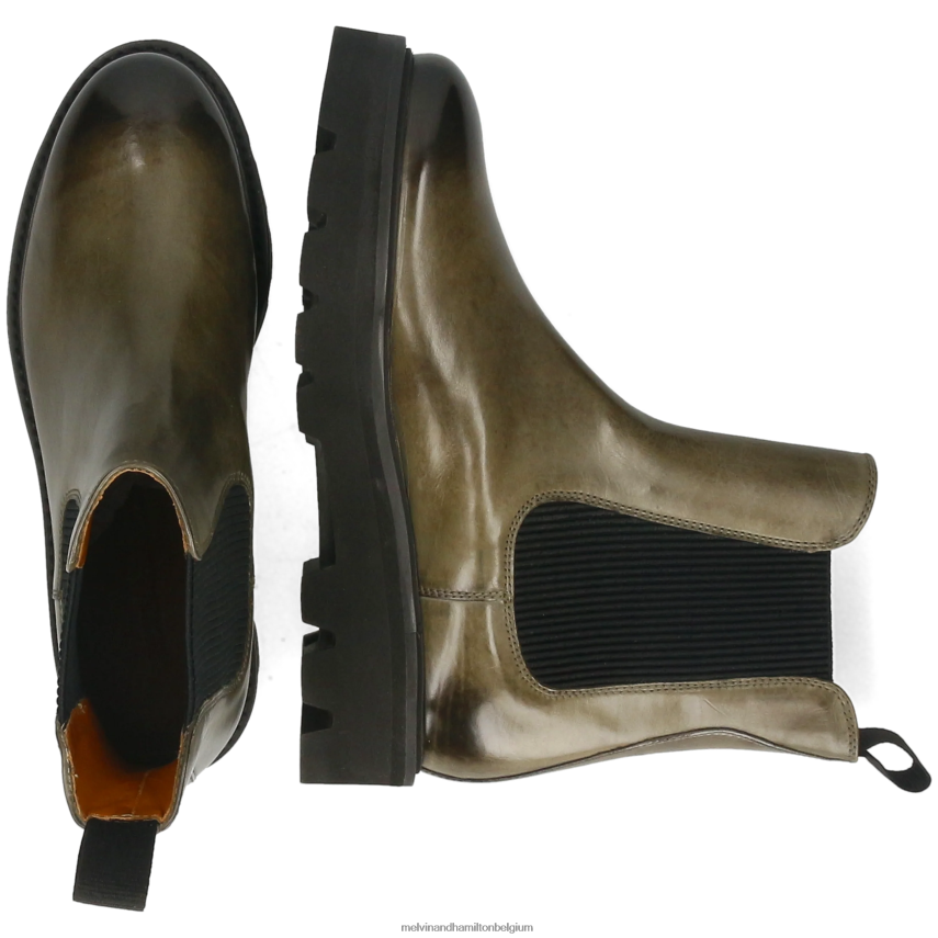 Melvin & Hamilton enkel laarzen groente vrouwen Leonie 5 V488DN806