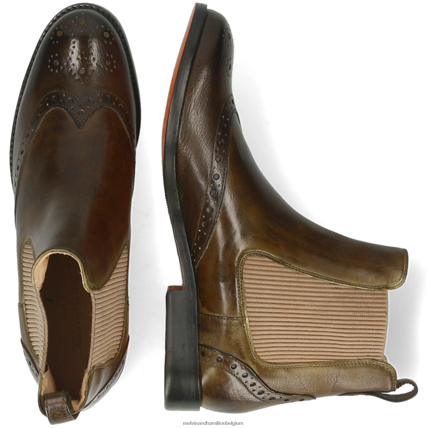 Melvin & Hamilton enkel laarzen groente vrouwen amelia 5 V488DN919