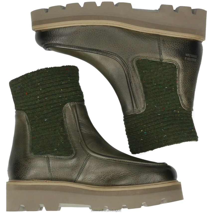 Melvin & Hamilton enkel laarzen khaki vrouwen cassie 3 V488DN915