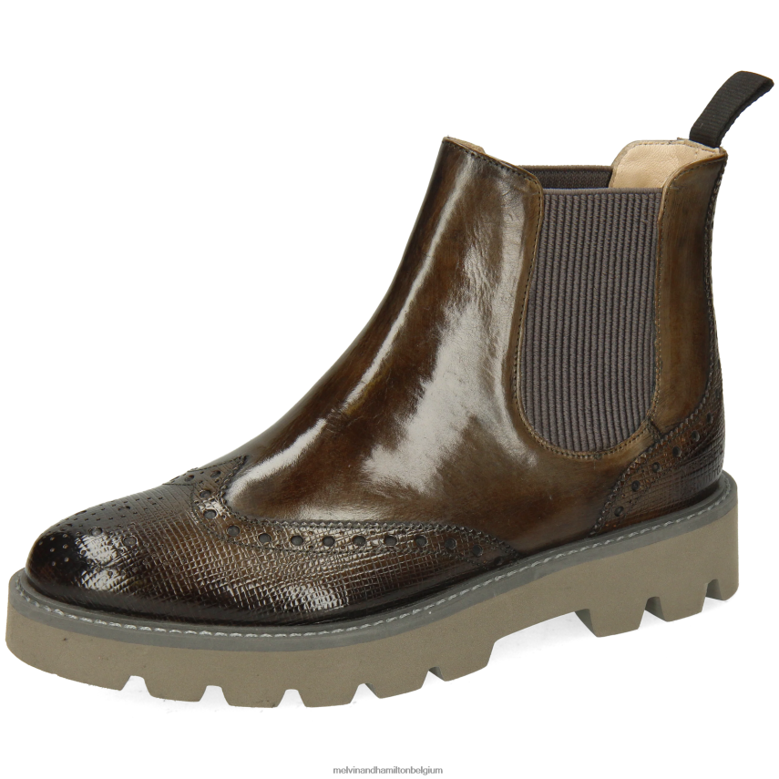 Melvin & Hamilton enkel laarzen khaki vrouwen selina 65 V488DN973