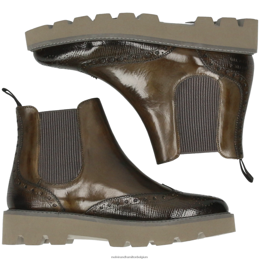 Melvin & Hamilton enkel laarzen khaki vrouwen selina 65 V488DN973