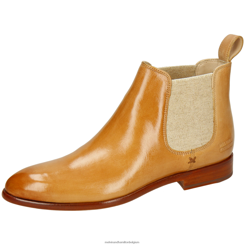 Melvin & Hamilton enkel laarzen lichtbruin vrouwen Jessy 1 V488DN786