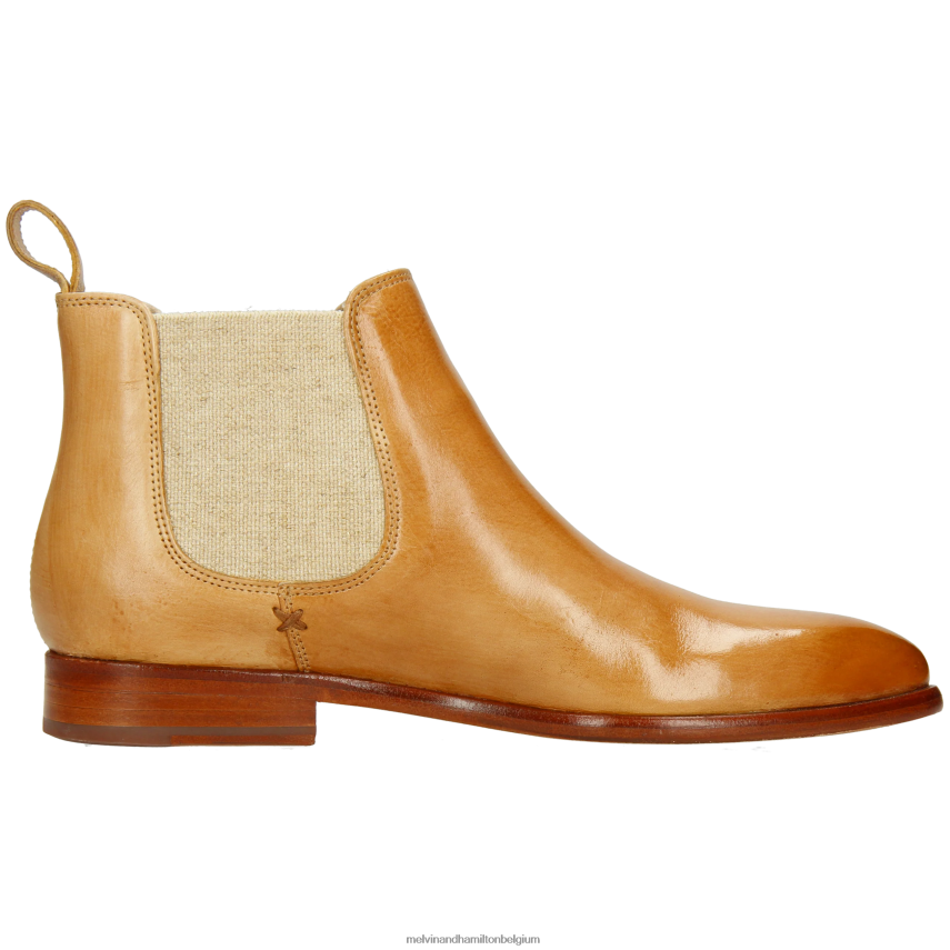 Melvin & Hamilton enkel laarzen lichtbruin vrouwen Jessy 1 V488DN786