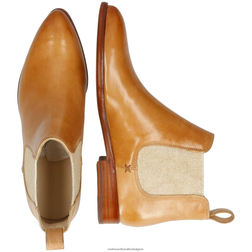 Melvin & Hamilton enkel laarzen lichtbruin vrouwen Jessy 1 V488DN786
