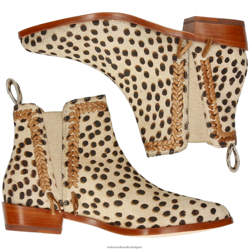 Melvin & Hamilton enkel laarzen lichtbruin vrouwen marlijn 10 V488DN777