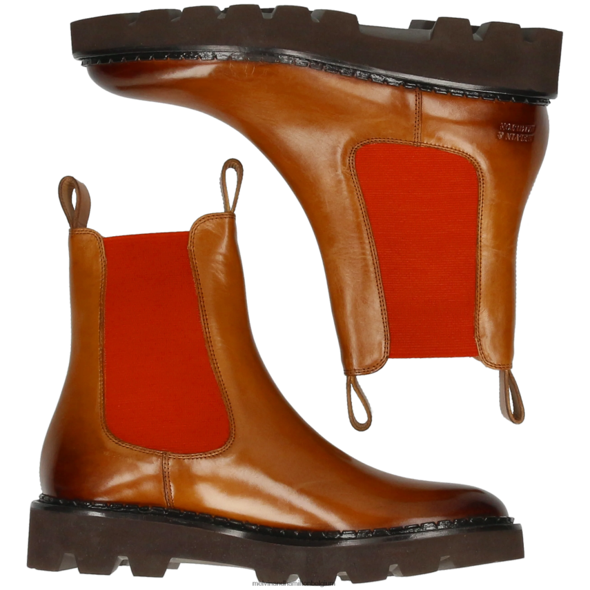 Melvin & Hamilton enkel laarzen lichtbruin vrouwen sally 186 V488DN885