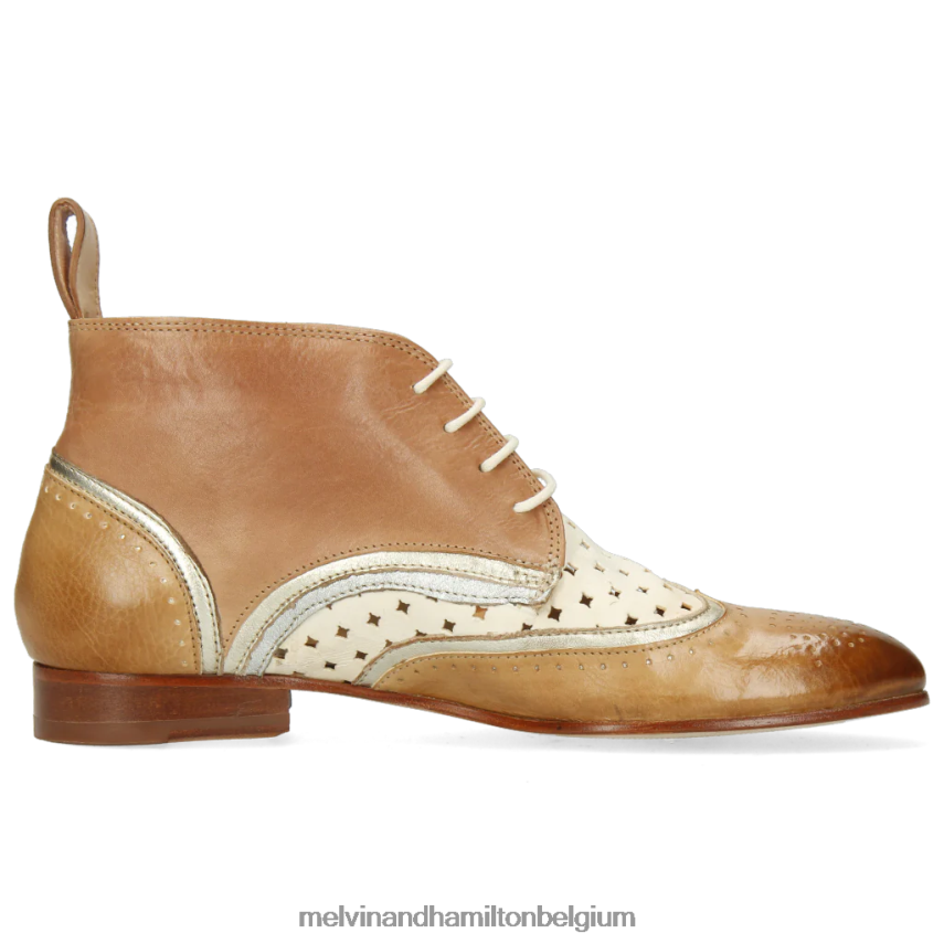 Melvin & Hamilton enkel laarzen lichtbruin vrouwen sally 30 V488DN1134