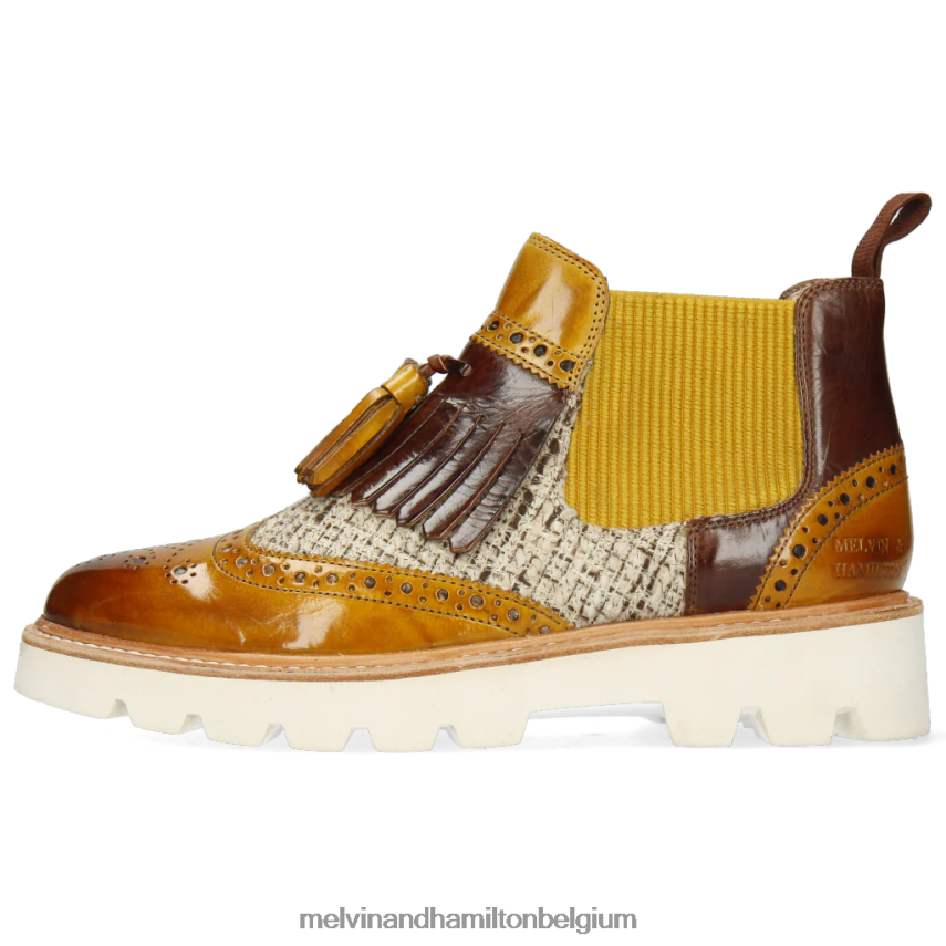 Melvin & Hamilton enkel laarzen lichtbruin vrouwen selina 5 V488DN1047