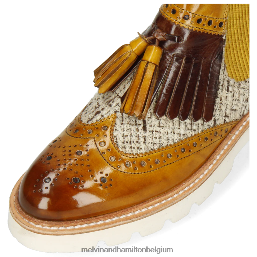 Melvin & Hamilton enkel laarzen lichtbruin vrouwen selina 5 V488DN1047