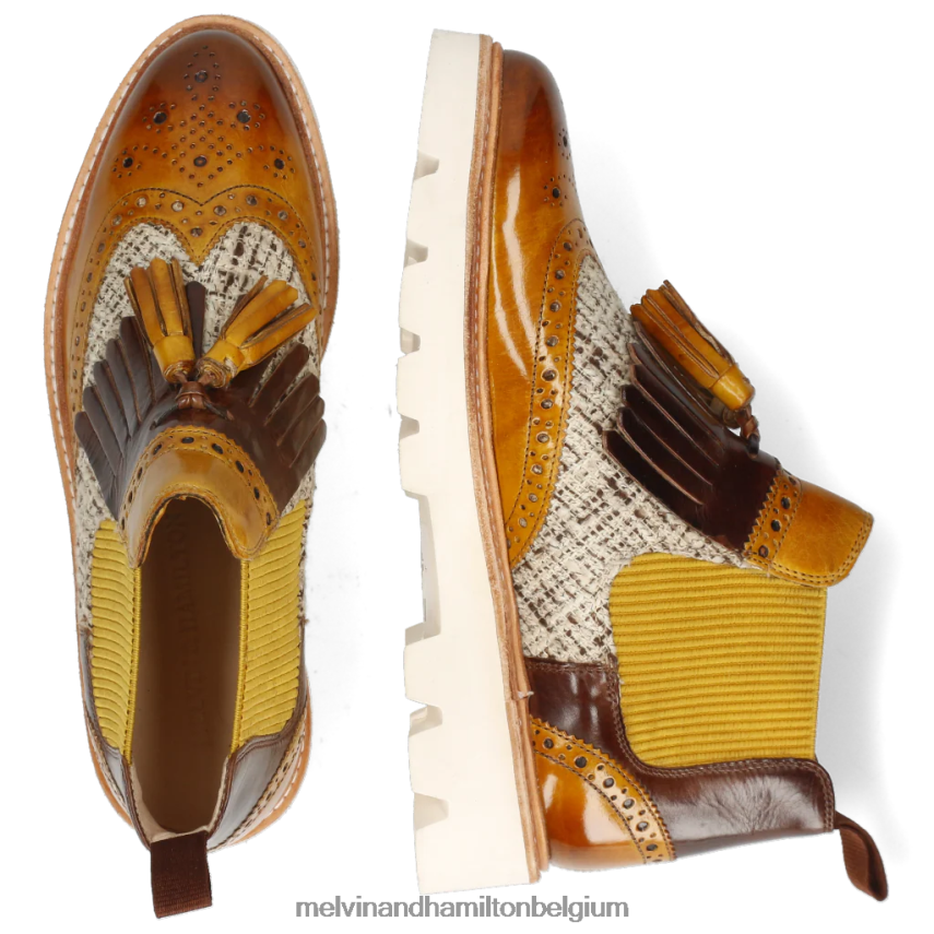 Melvin & Hamilton enkel laarzen lichtbruin vrouwen selina 5 V488DN1047