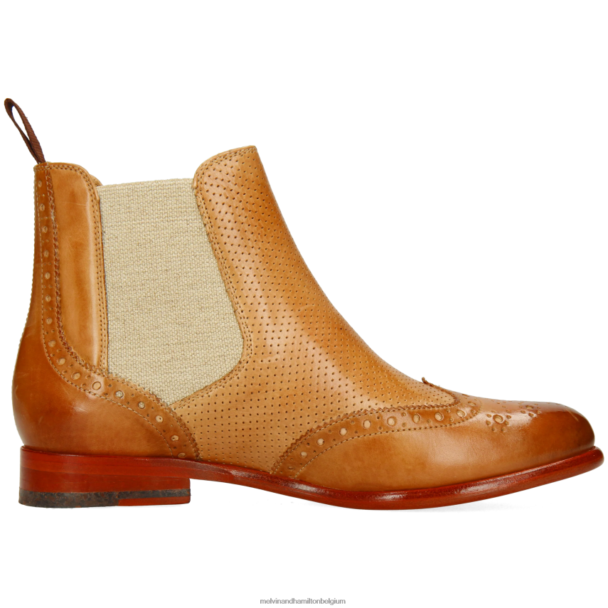 Melvin & Hamilton enkel laarzen lichtbruin vrouwen selina 6 V488DN864