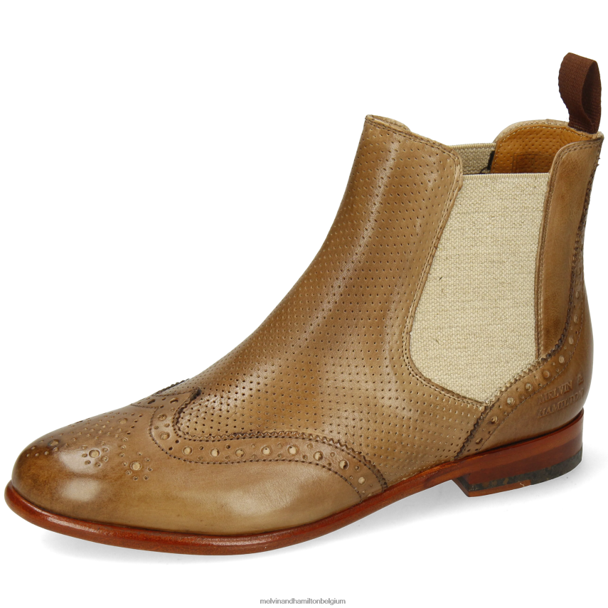 Melvin & Hamilton enkel laarzen lichtbruin vrouwen selina 6 V488DN867