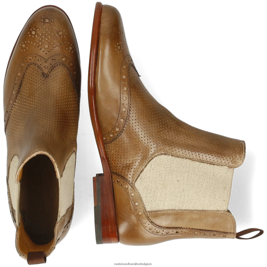 Melvin & Hamilton enkel laarzen lichtbruin vrouwen selina 6 V488DN867