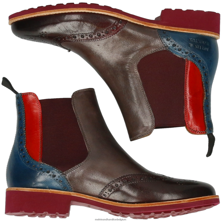 Melvin & Hamilton enkel laarzen multi vrouwen selina 6 V488DN861