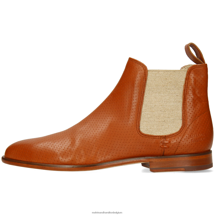 Melvin & Hamilton enkel laarzen oranje vrouwen Susan 10 V488DN1024