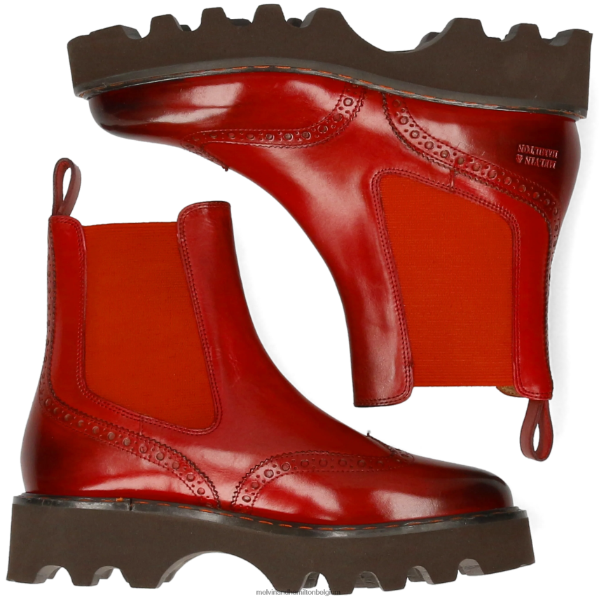 Melvin & Hamilton enkel laarzen oranje vrouwen megan 37 V488DN918