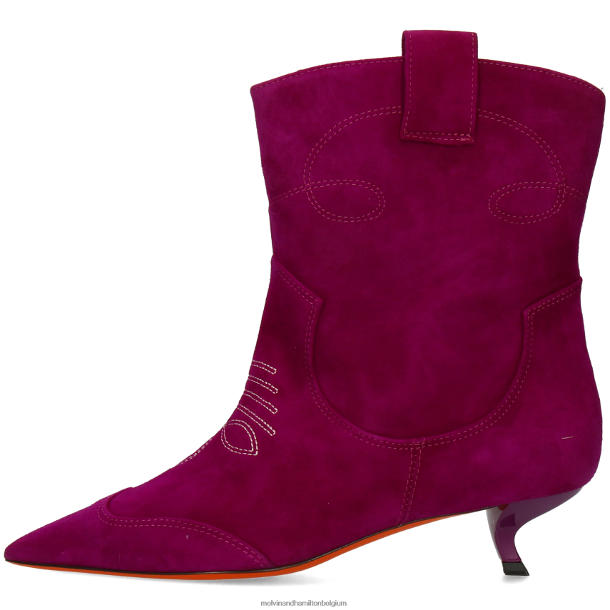 Melvin & Hamilton enkel laarzen paars vrouwen Aurora 1 V488DN841