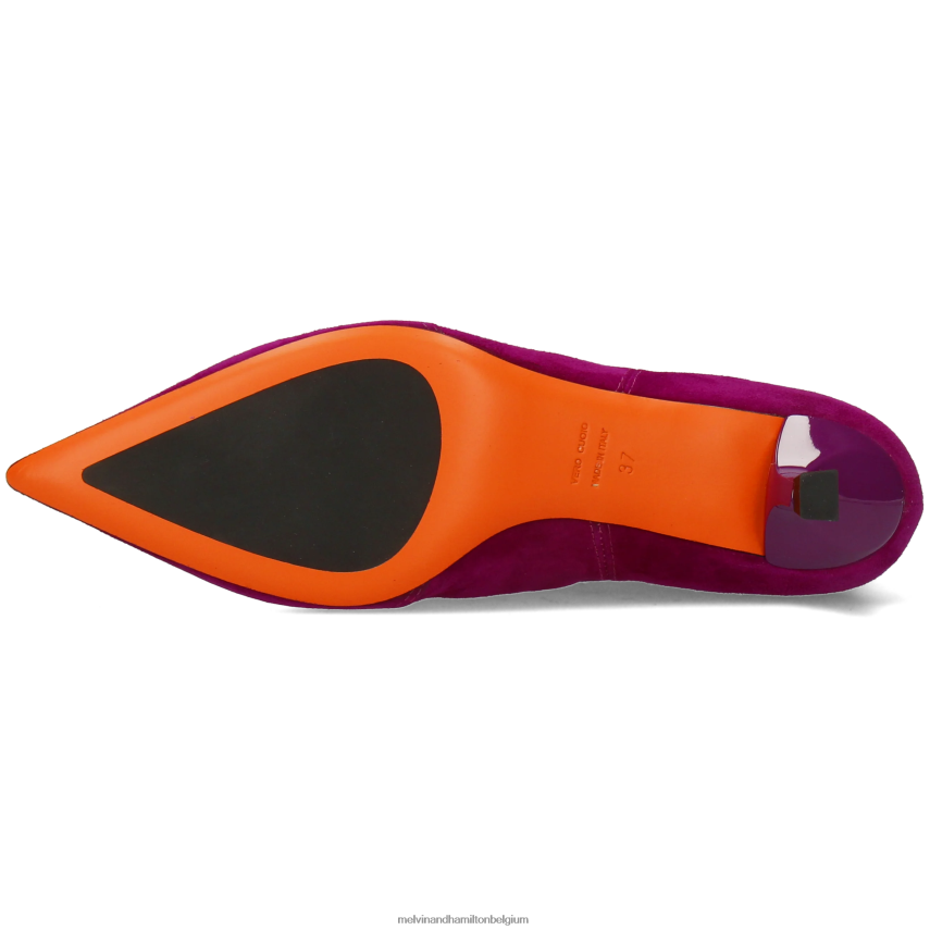 Melvin & Hamilton enkel laarzen paars vrouwen Aurora 1 V488DN841