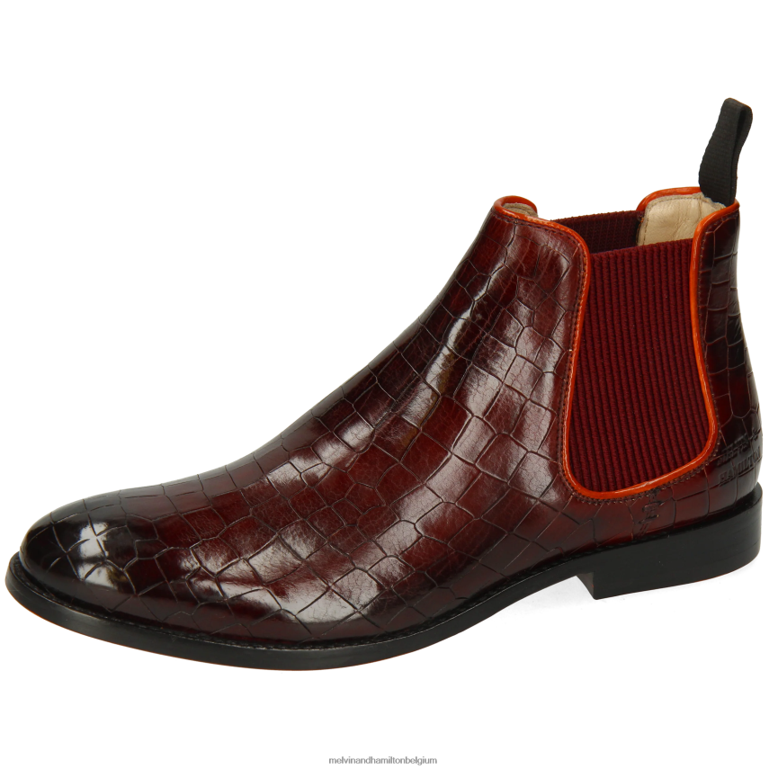 Melvin & Hamilton enkel laarzen paars vrouwen amelia 4 V488DN967