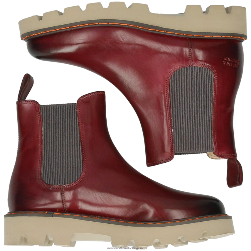 Melvin & Hamilton enkel laarzen paars vrouwen megan 3 V488DN958