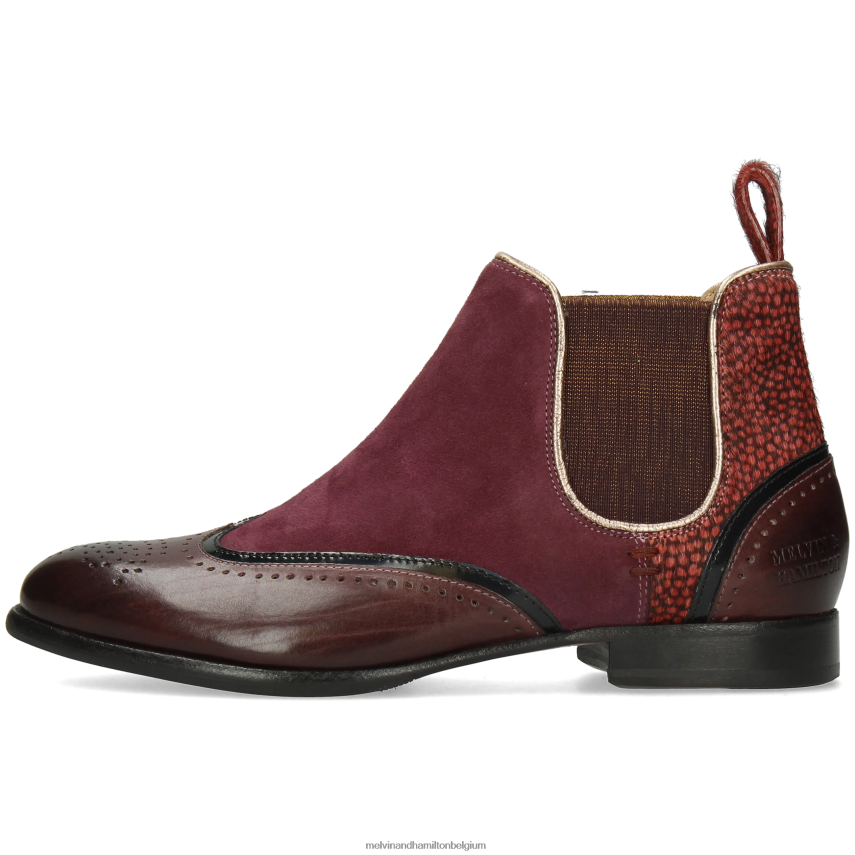 Melvin & Hamilton enkel laarzen paars vrouwen sally 19 V488DN1087