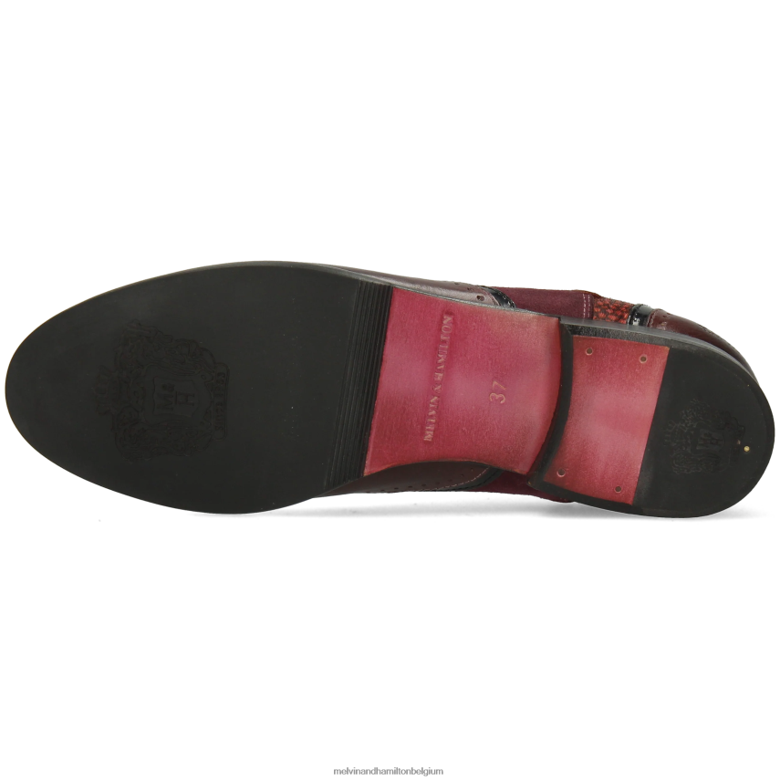 Melvin & Hamilton enkel laarzen paars vrouwen sally 19 V488DN1087