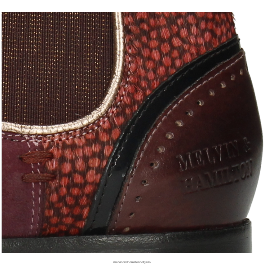 Melvin & Hamilton enkel laarzen paars vrouwen sally 19 V488DN1087