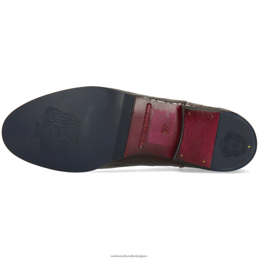 Melvin & Hamilton enkel laarzen paars vrouwen sally 25 V488DN887