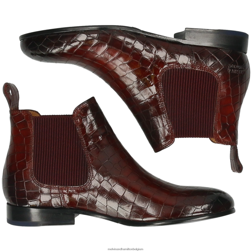 Melvin & Hamilton enkel laarzen paars vrouwen sally 25 V488DN887