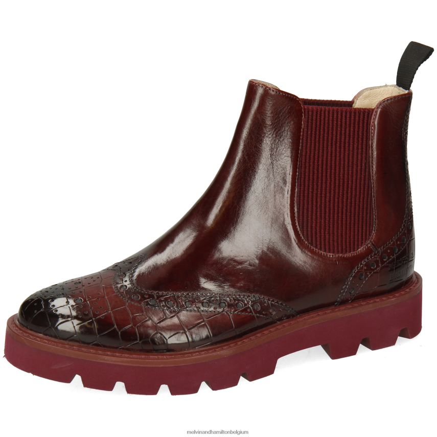 Melvin & Hamilton enkel laarzen paars vrouwen selina 65 V488DN966