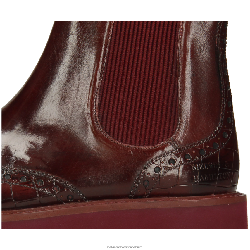 Melvin & Hamilton enkel laarzen paars vrouwen selina 65 V488DN966