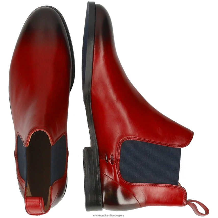 Melvin & Hamilton enkel laarzen rood vrouwen Susan 10 V488DN783
