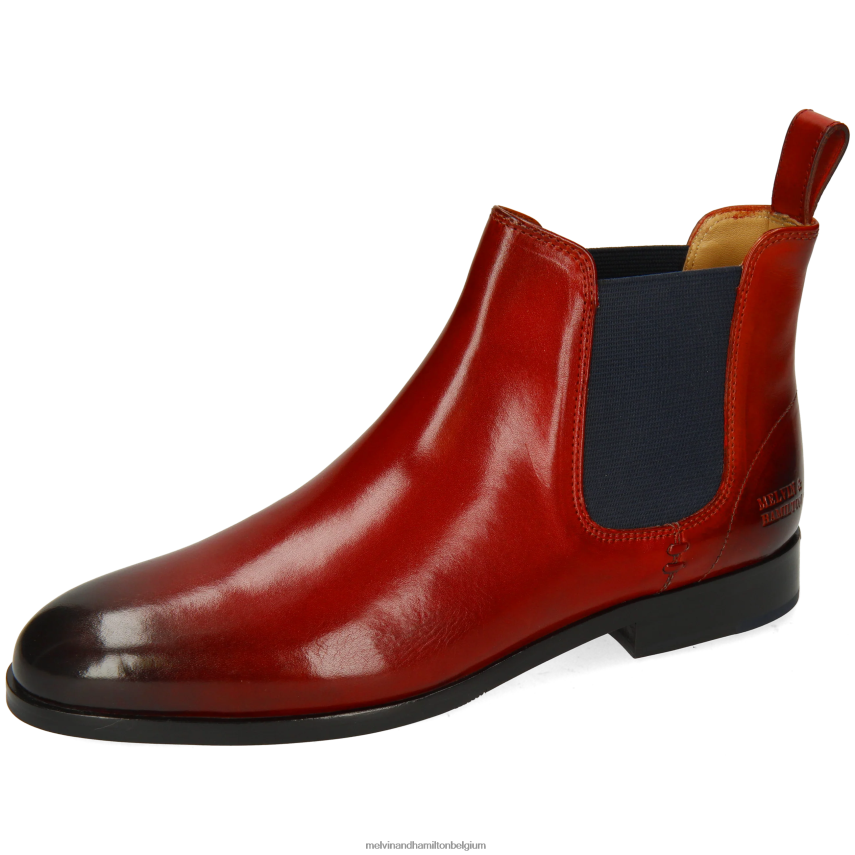 Melvin & Hamilton enkel laarzen rood vrouwen Susan 10 V488DN978
