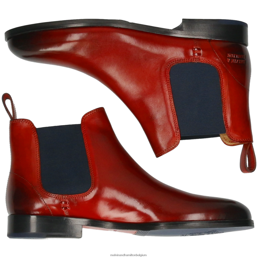 Melvin & Hamilton enkel laarzen rood vrouwen Susan 10 V488DN978