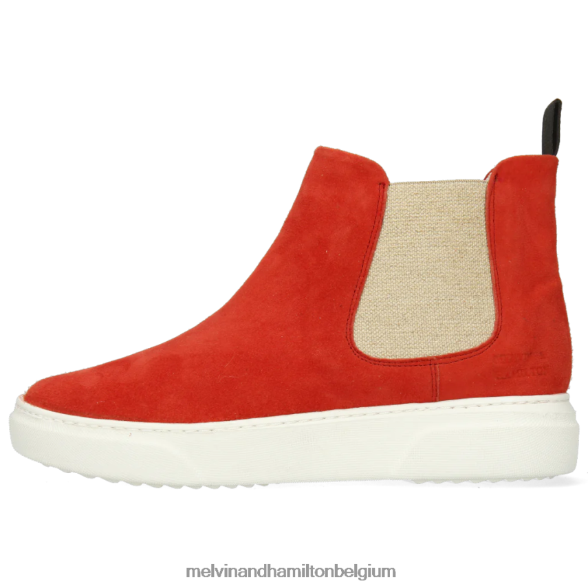 Melvin & Hamilton enkel laarzen rood vrouwen haley 2 V488DN1118