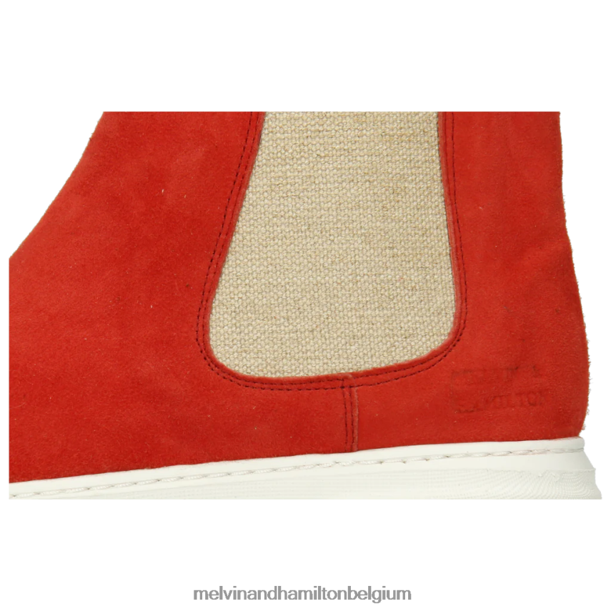 Melvin & Hamilton enkel laarzen rood vrouwen haley 2 V488DN1118