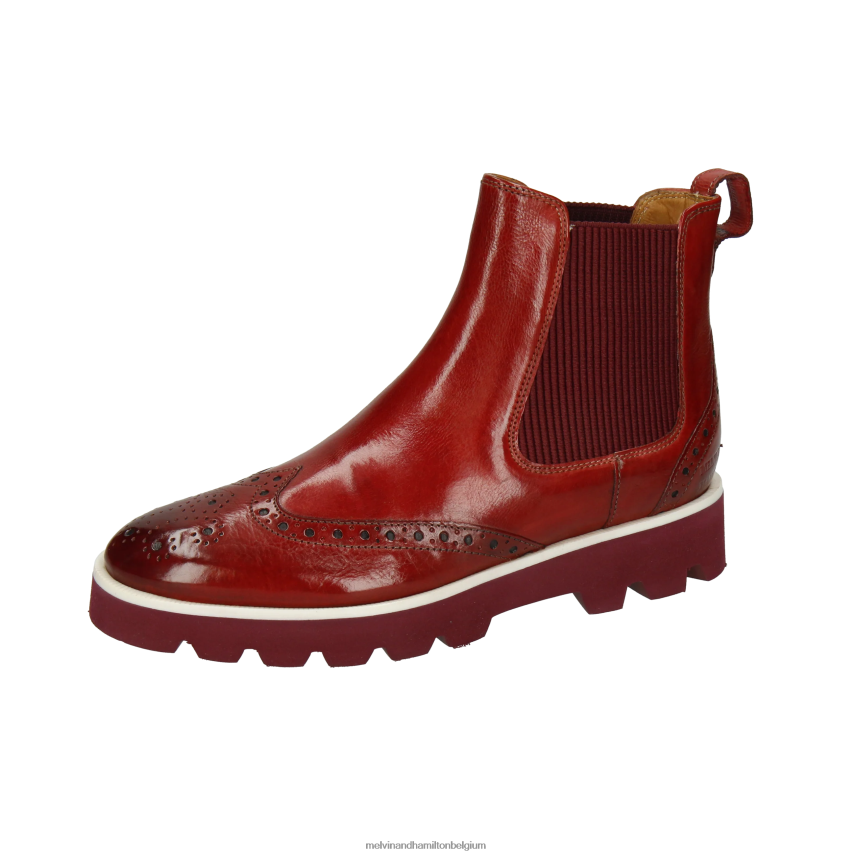 Melvin & Hamilton enkel laarzen rood vrouwen selina 29 V488DN858